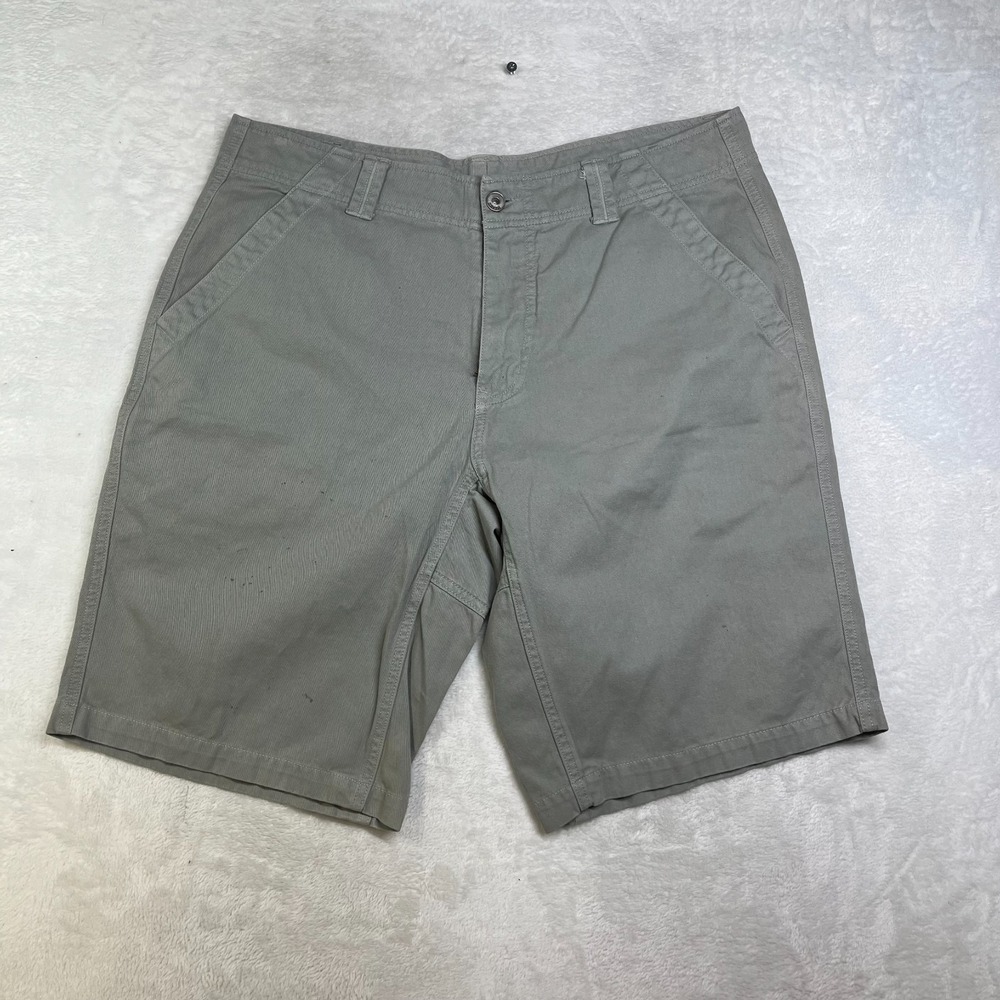 Vintage Gramicci G Series Shorts Mens Gray Slash Pockets 12" Inseam Classic - 37